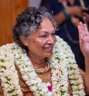 La nouvelle présidente du CESEC Voltina Roomataaroa-Dauphin