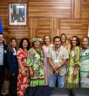 Les membres de la délégation des CESE