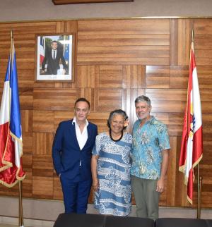 Visite protocolaire de l'Ambassadeur BERTHON