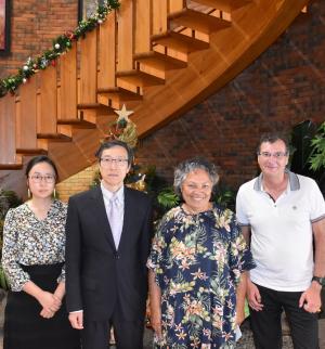 Visite protocolaire de Monsieur le Consul de Chine à Papeete