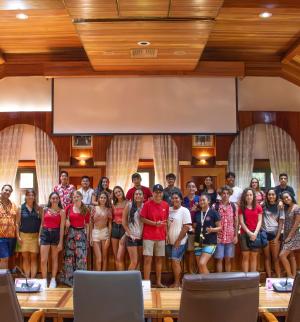 Elèves de seconde du Lycée Paul Gauguin