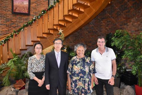 Visite protocolaire de Monsieur le Consul de Chine à Papeete