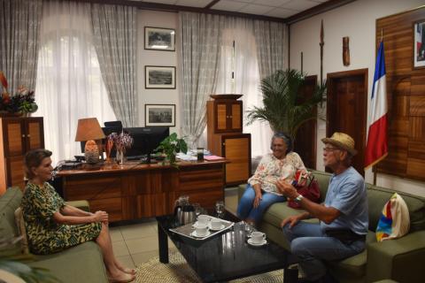 Visite de courtoisie Fare Vanaa