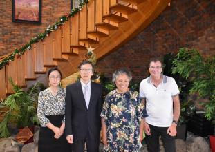 Visite protocolaire de Monsieur le Consul de Chine à Papeete